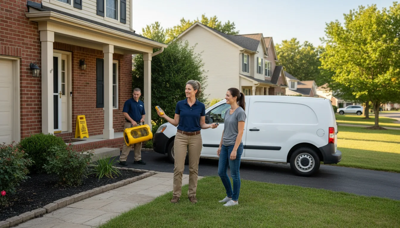 Residential water damage restoration in Kimberly, ID
